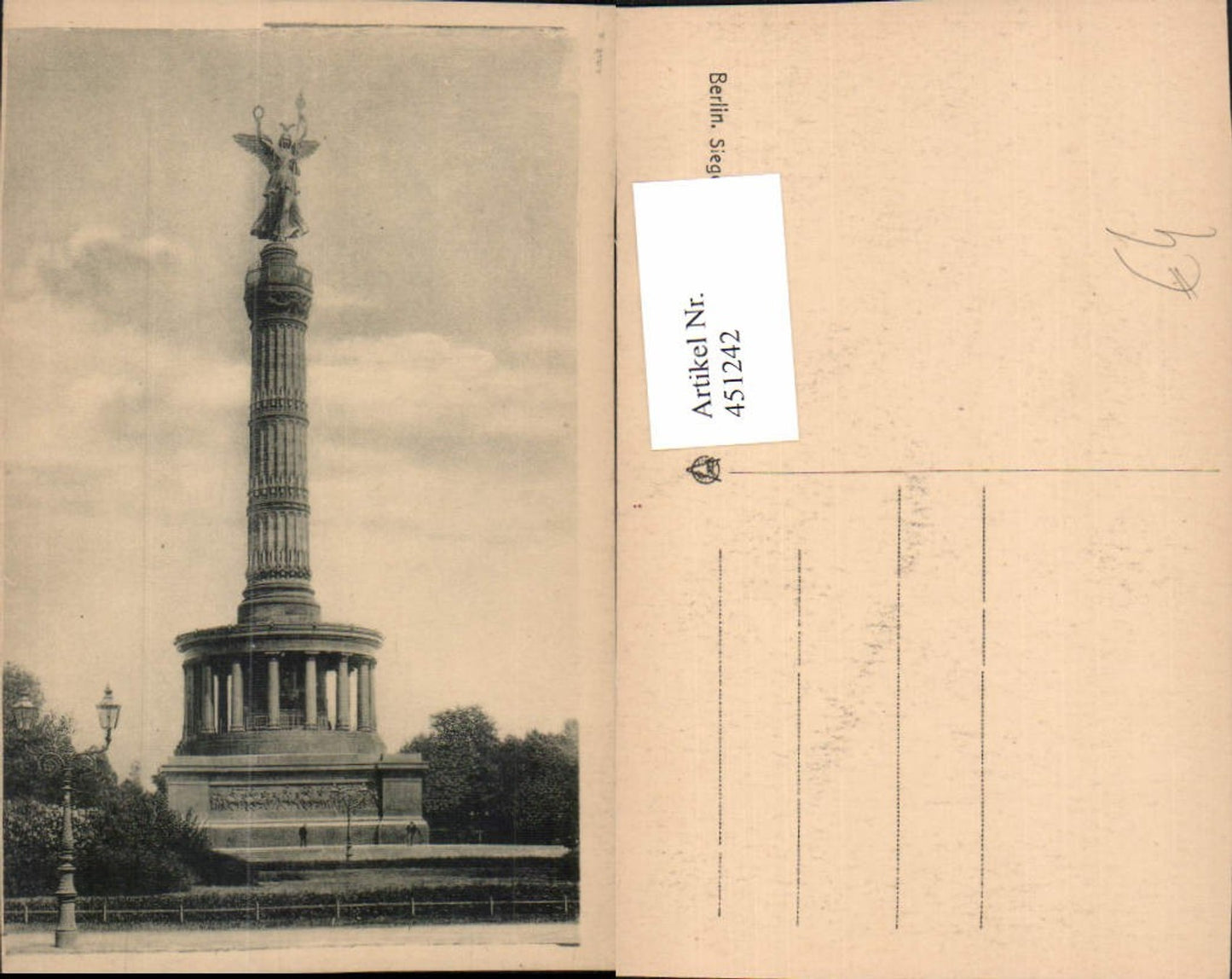 451242,Berlin Siegessäule Säule