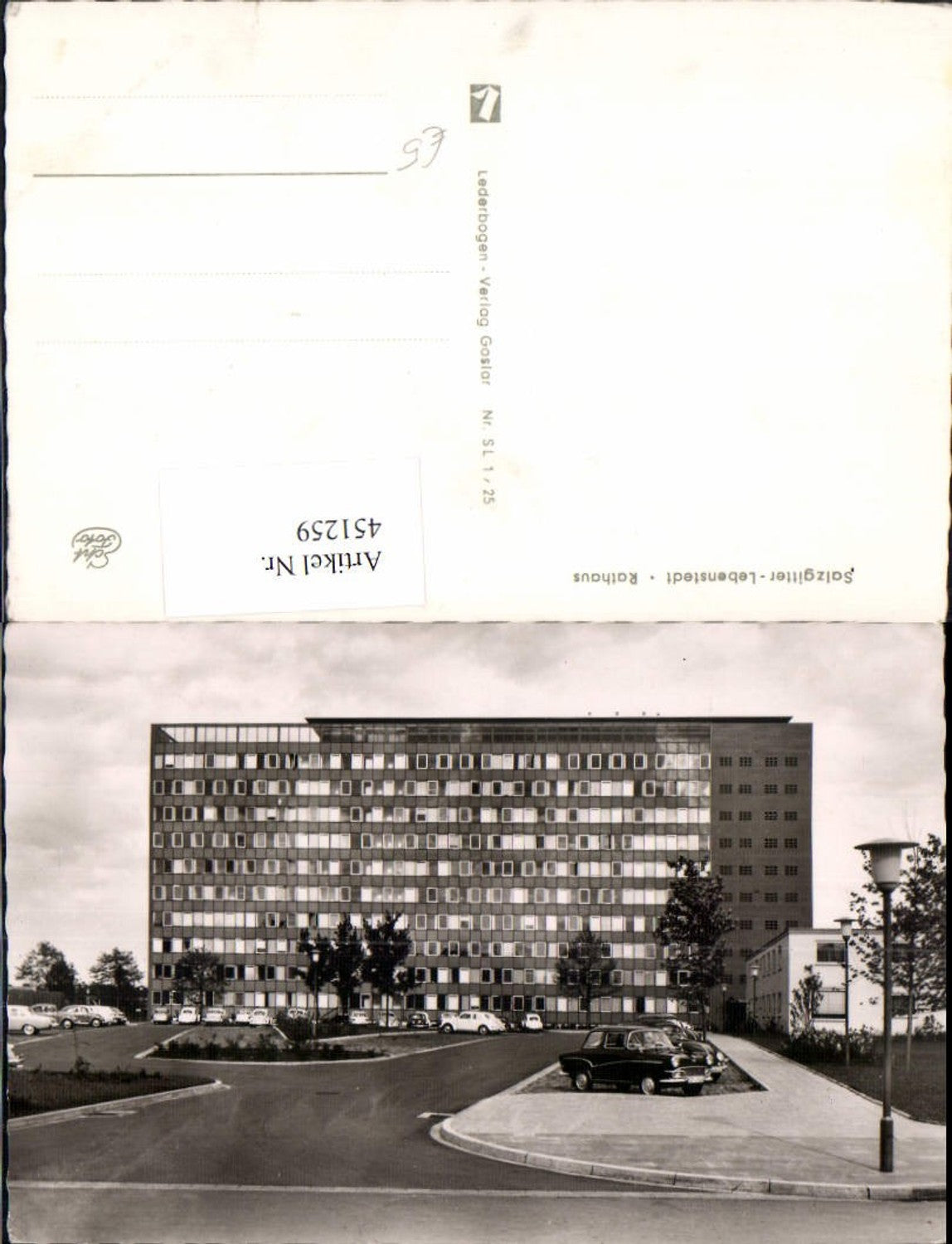 451259,Salzgitter Lebenstedt Rathaus Gebäude