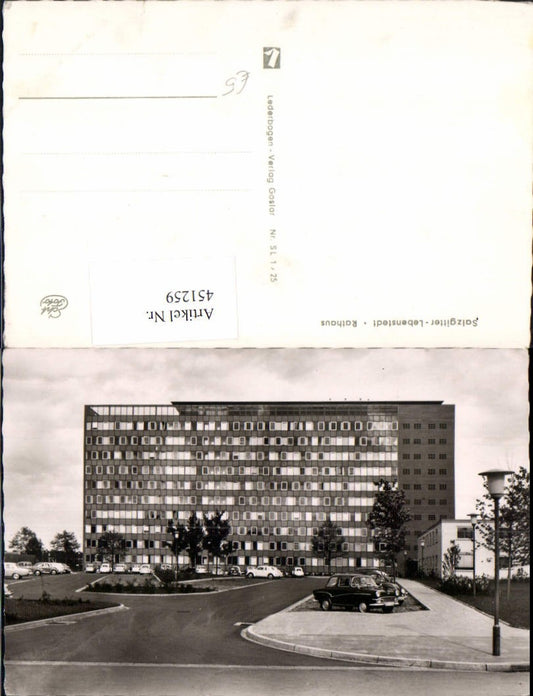 451259,Salzgitter Lebenstedt Rathaus Gebäude