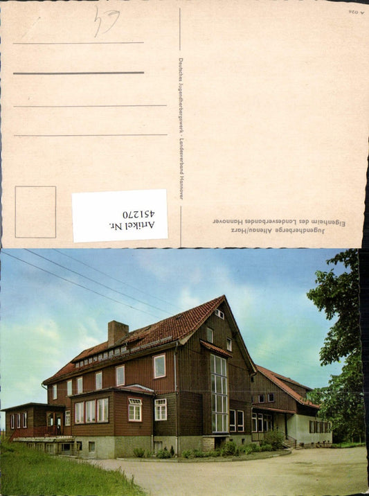 451270,Altenau im Harz Jugendherberge Gebäude