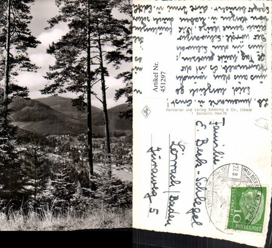 451297, Herrenalb in the Black Forest, view from Rotensoler Straße
