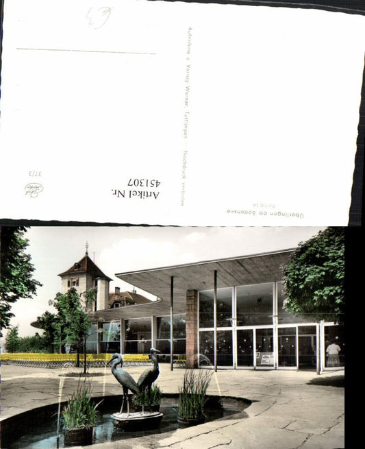 451307,Überlingen am Bodensee Kurhalle Brunnen