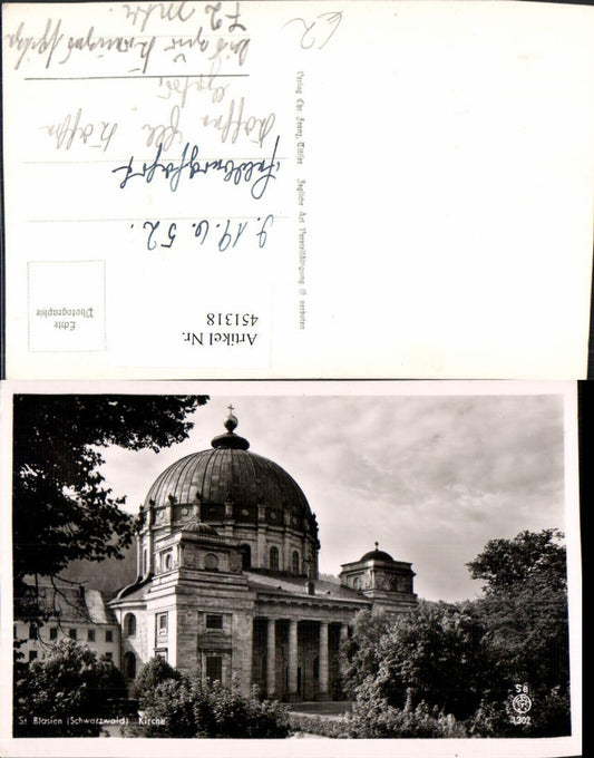 451318, St. Blasien in the Black Forest Church