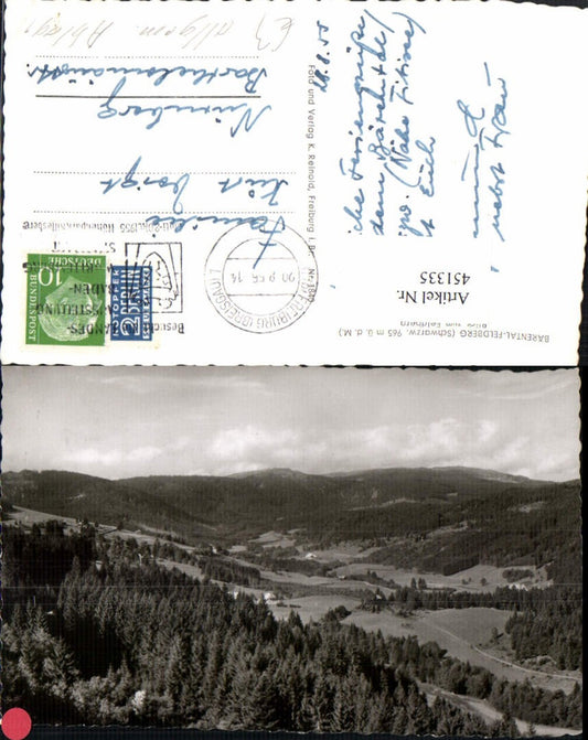 451335, Bärental Feldberg in the Black Forest, view towards the Feldberg