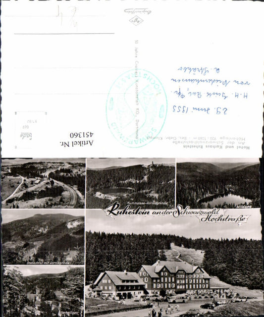 451360, Ruhestein on the Black Forest High Road All Saints Multi-image map