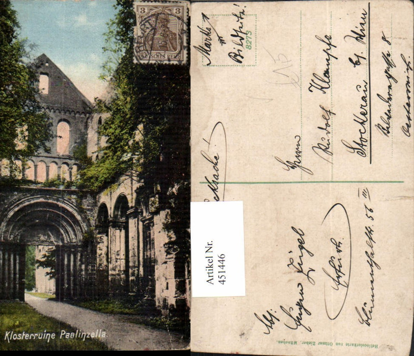 451446,Rottenbach monastery ruins Paulinzella pub Ottmar Zieher 8273