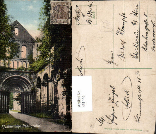 451446,Rottenbach monastery ruins Paulinzella pub Ottmar Zieher 8273