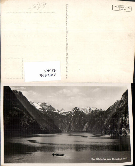 451465,Königssee See b. Schönau Bergkulisse