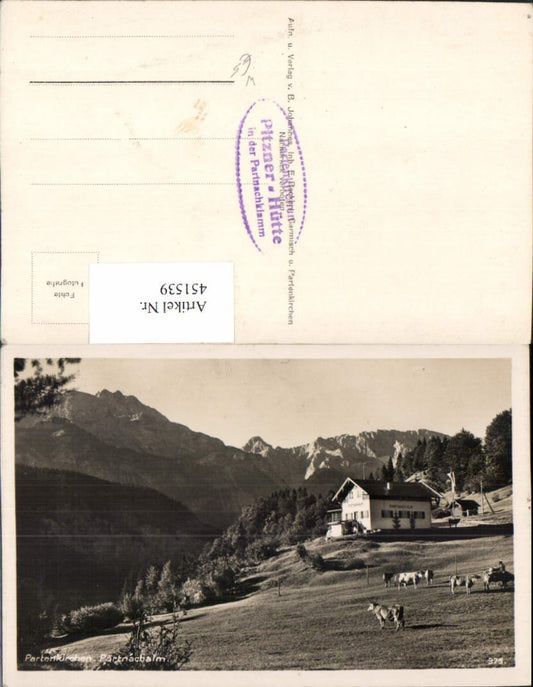 451539,Partenkirchen Partnachalm Almhütte Bergkulisse
