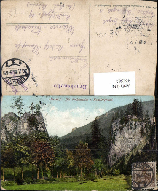 451562, Oberhof Finkenstein im Kanzlergrund Felsen