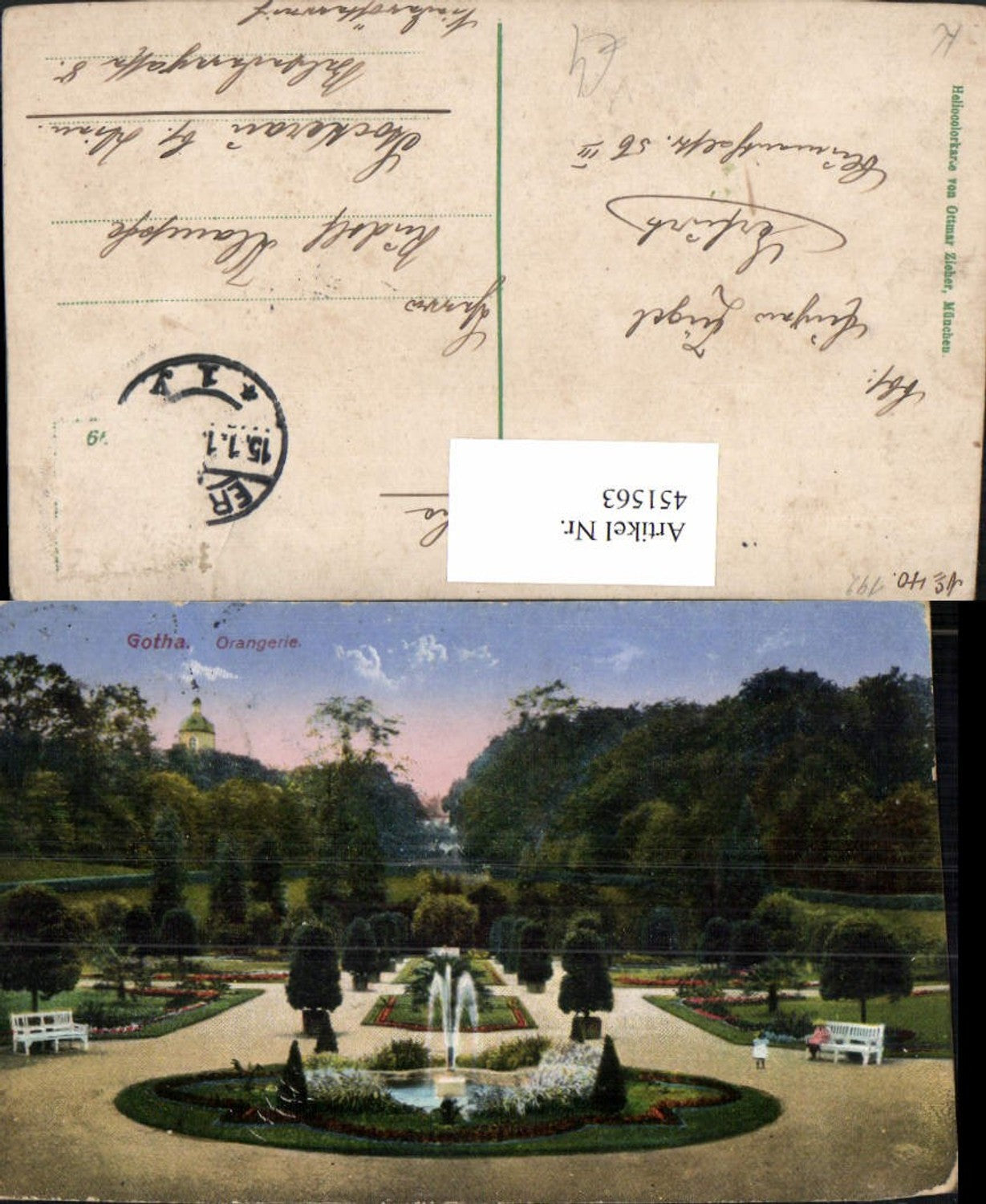 451563,Gotha Orangerie Brunnen pub Ottmar Zieher