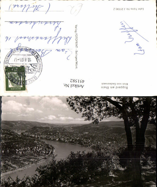 451582,Boppard am Rhein Totale vom Gedeonseck