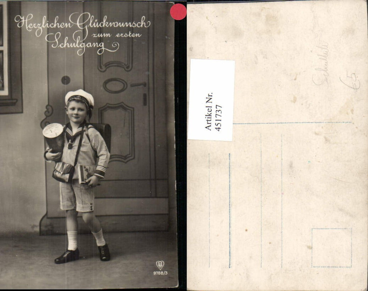 451737, First day of school, enrollment, boy, sailor suit, school cone