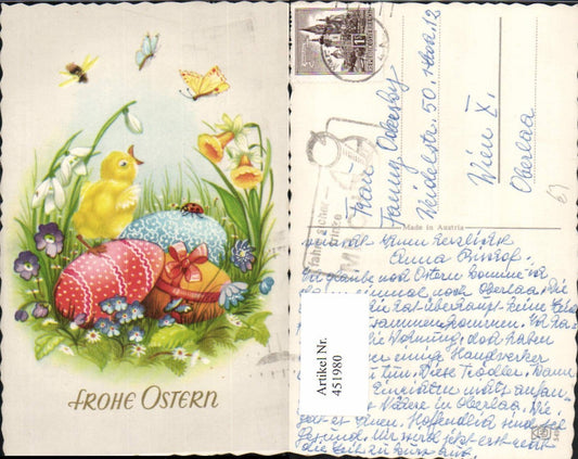 451980, Artist AK Easter Chicks Easter eggs Butterflies Bee