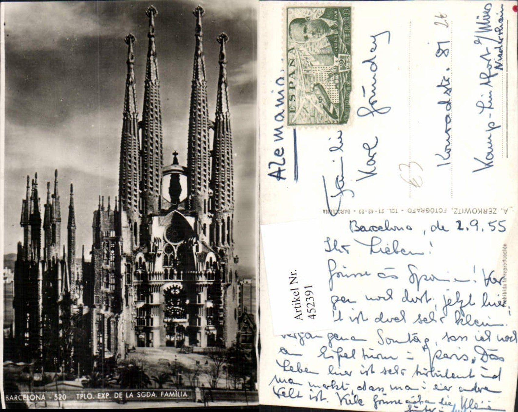 Alte Ansichtskarte – Old Postcard