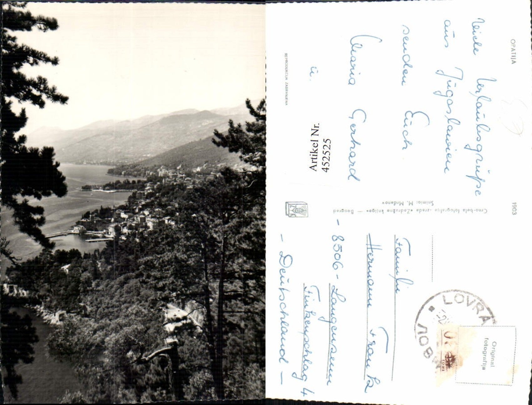 Alte Ansichtskarte – Old Postcard