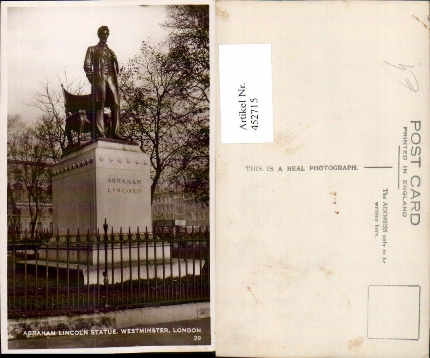 Alte Ansichtskarte – Old Postcard