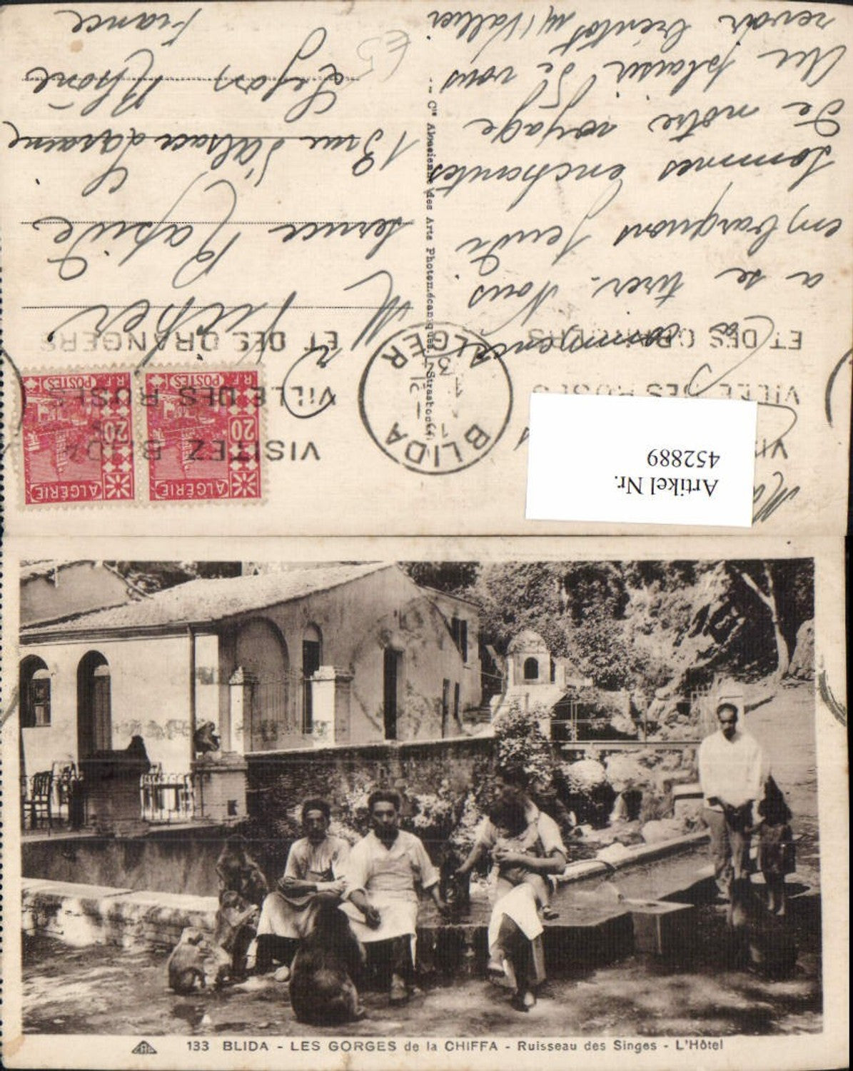 452889,Algeria Blida Les Gorges de la Chiffa Ruisseau des Singes Hotel