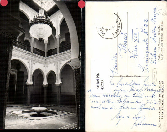 452931,Morocco Tetouan Palais Royal Palast Arkaden