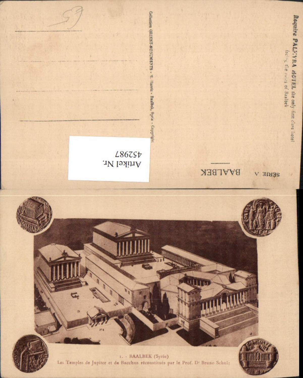 452987,Lebanon Baalbek Temples de Jupiter Tempel