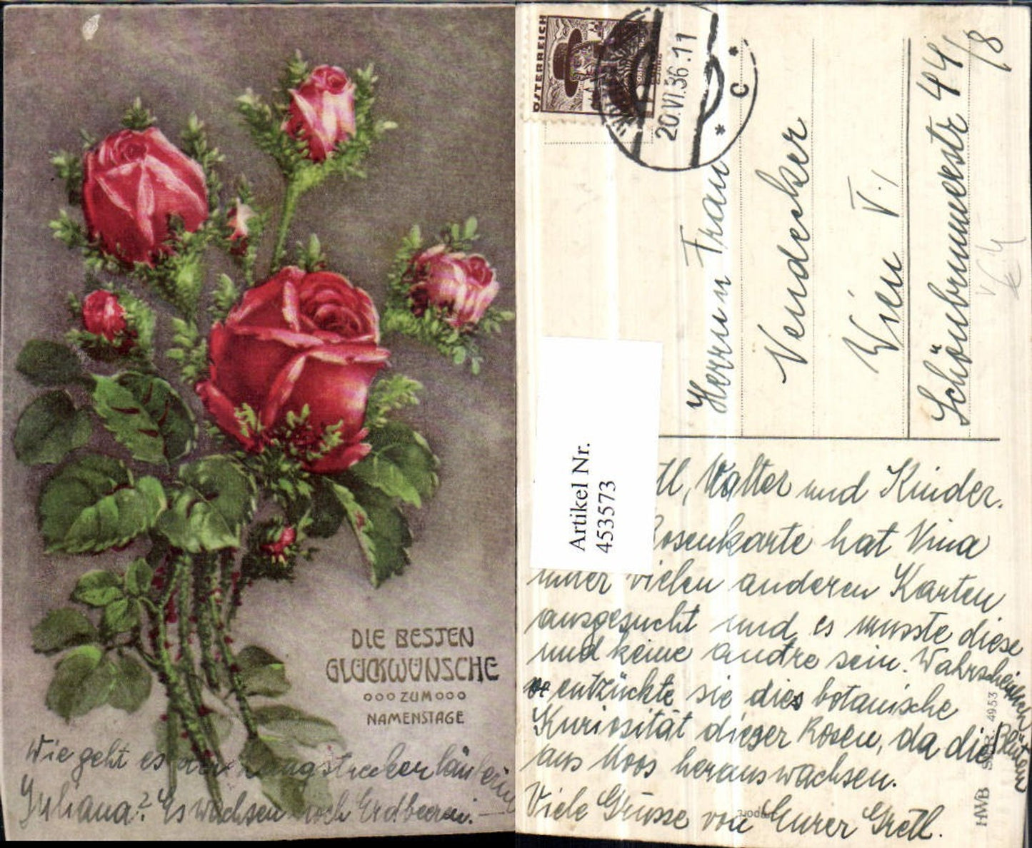 Alte Ansichtskarte – Old Postcard