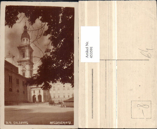 453591,Salzburg Residenzplatz Kirchenturm