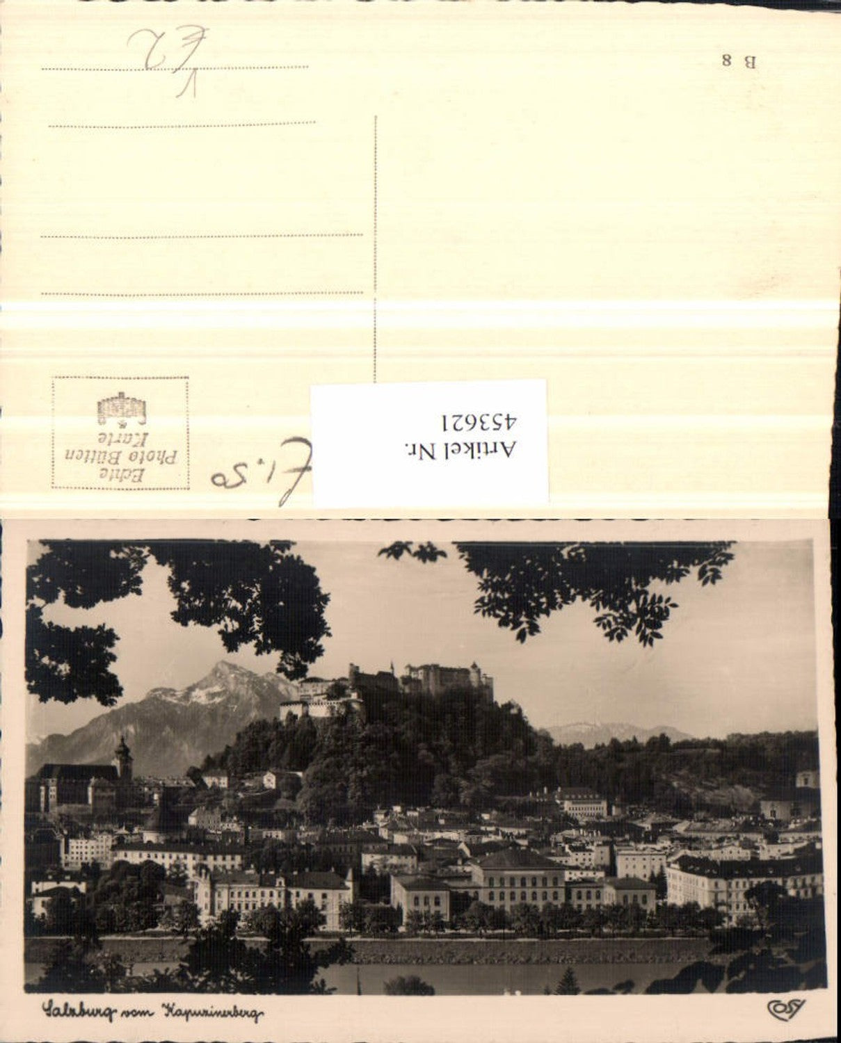 453621,Salzburg Teilansicht m. Festung vom Kapuzinerberg pub Cosy