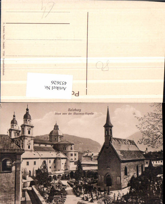 453626,Salzburg Blick von d. Maximus-Kapelle Kirche