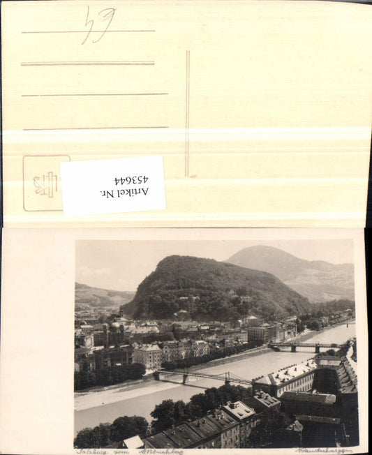 453644,Salzburg Teilansicht Brücke
