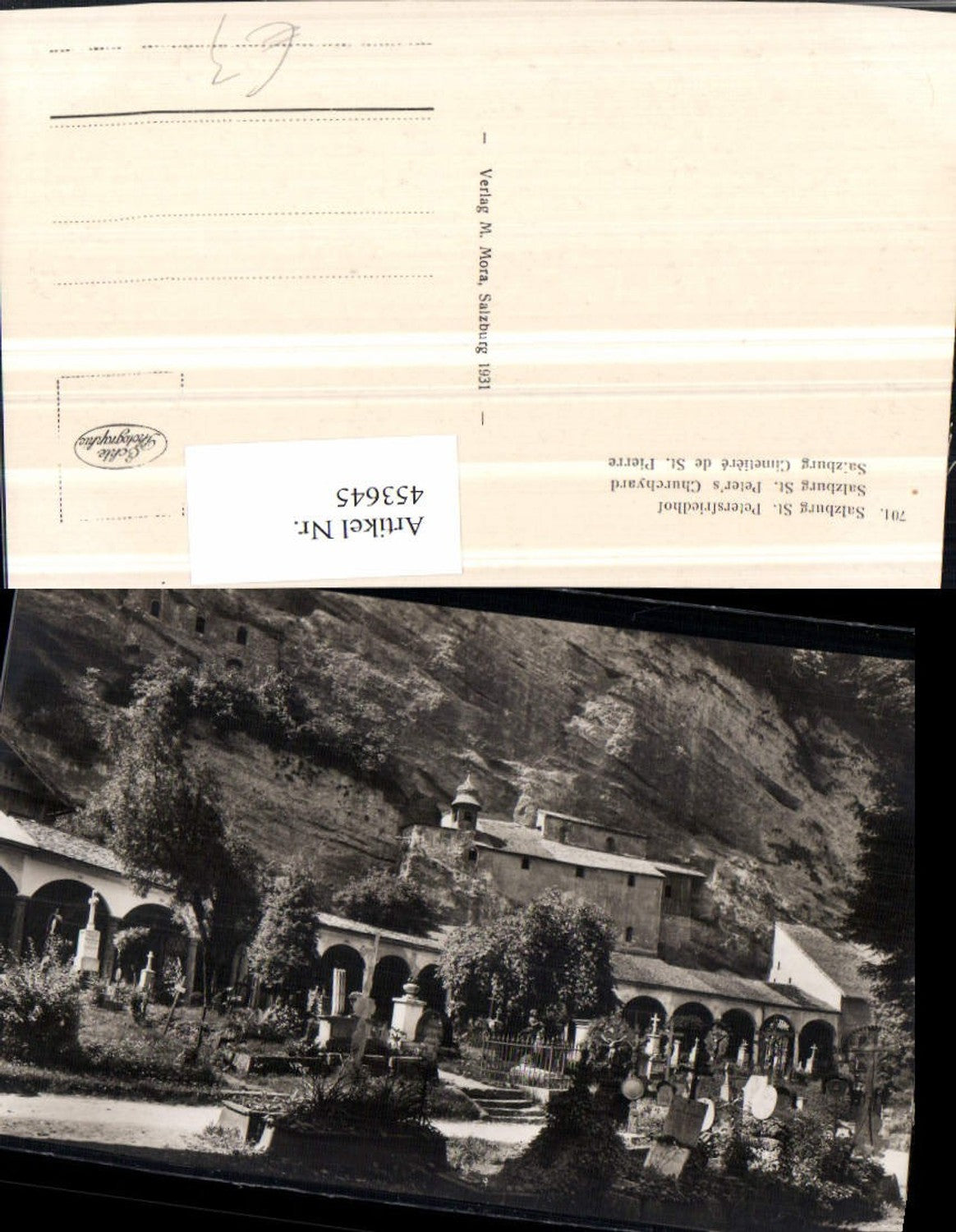 453645,Salzburg St. Petersfriedhof Friedhof