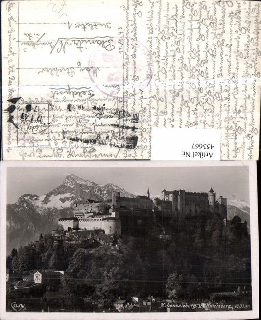 453667,Salzburg Festung Hohensalzburg u. Untersberg Bergkulisse pub Cosy