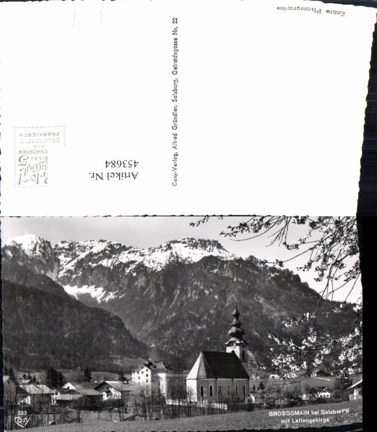 453684, Großgmain near Salzburg, Church, Mountain scenery, pub, Cosy 233