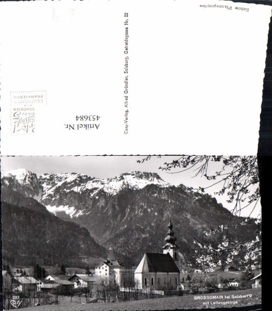 453684,Großgmain b. Salzburg Kirche Bergkulisse pub Cosy 233