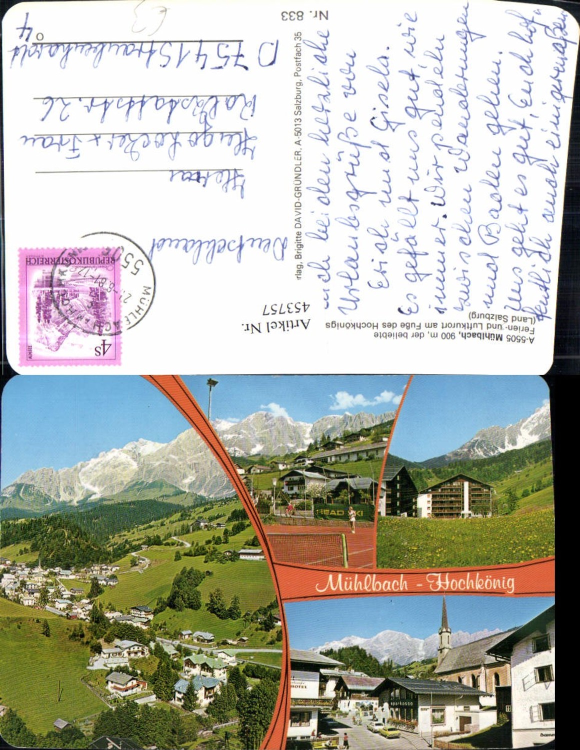 Alte Ansichtskarte – Old Postcard