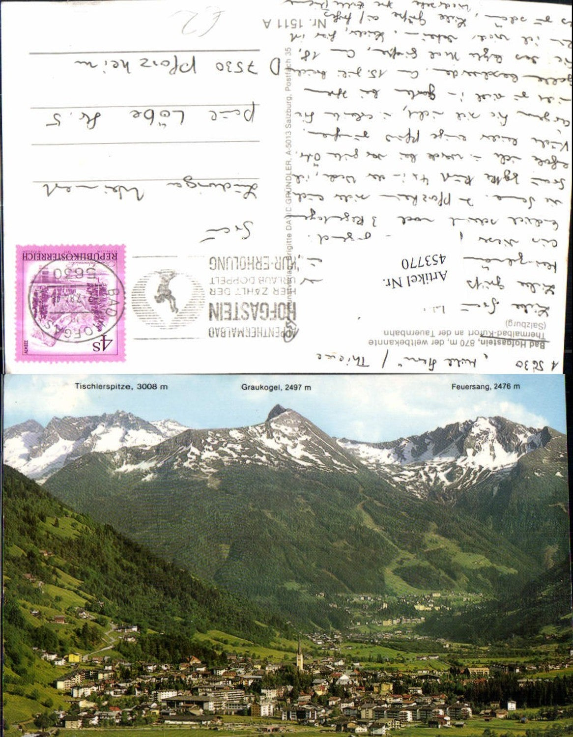 Alte Ansichtskarte – Old Postcard