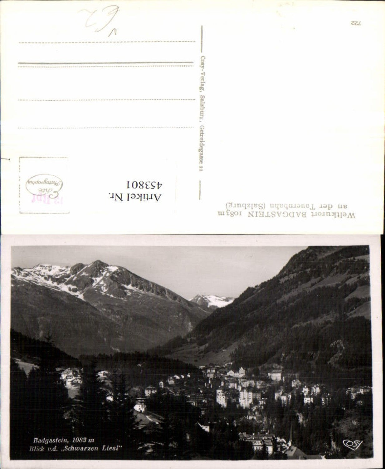 Alte Ansichtskarte – Old Postcard