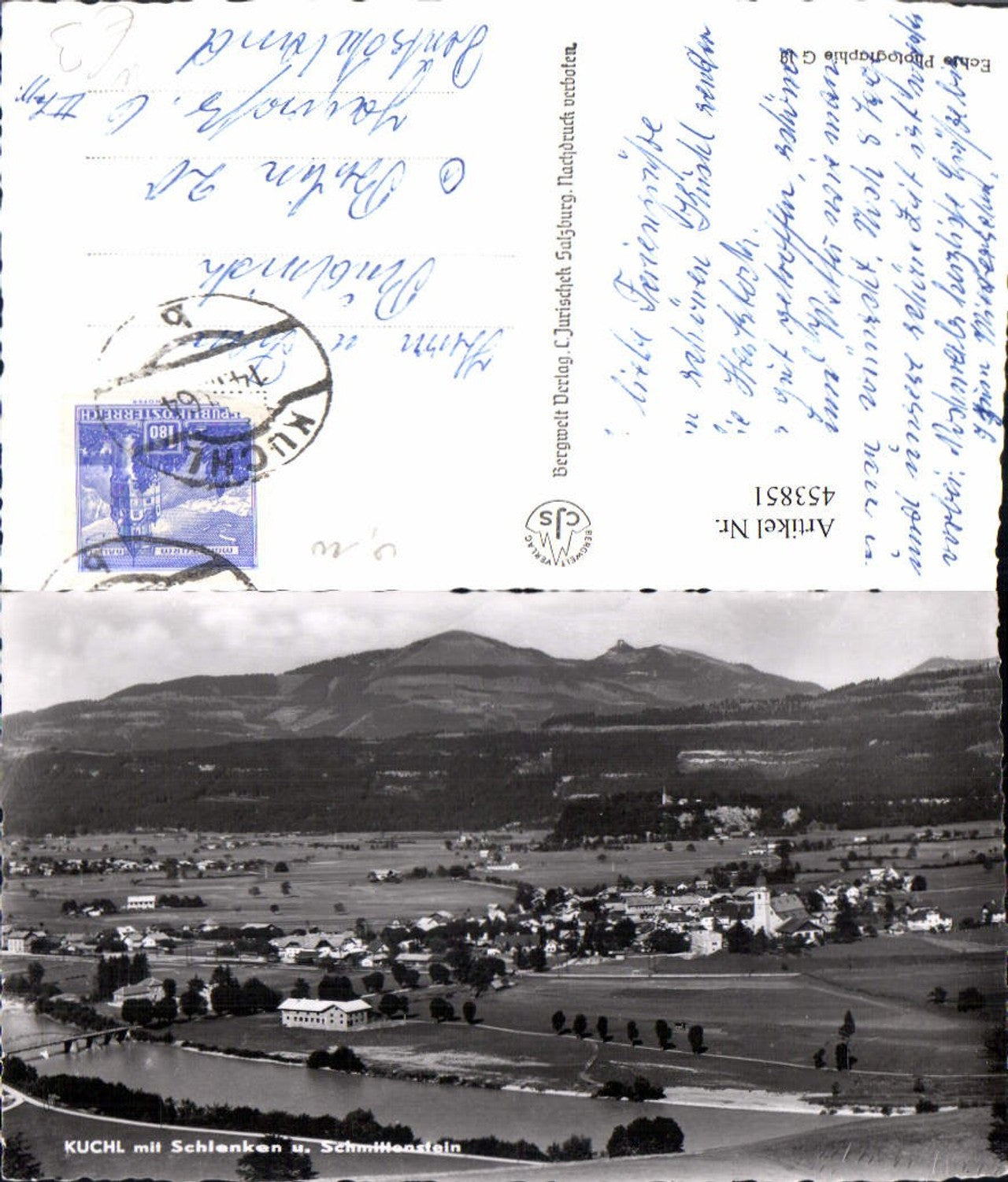 453851,Kuchl Totale m. Schlenken u. Schmittenstein