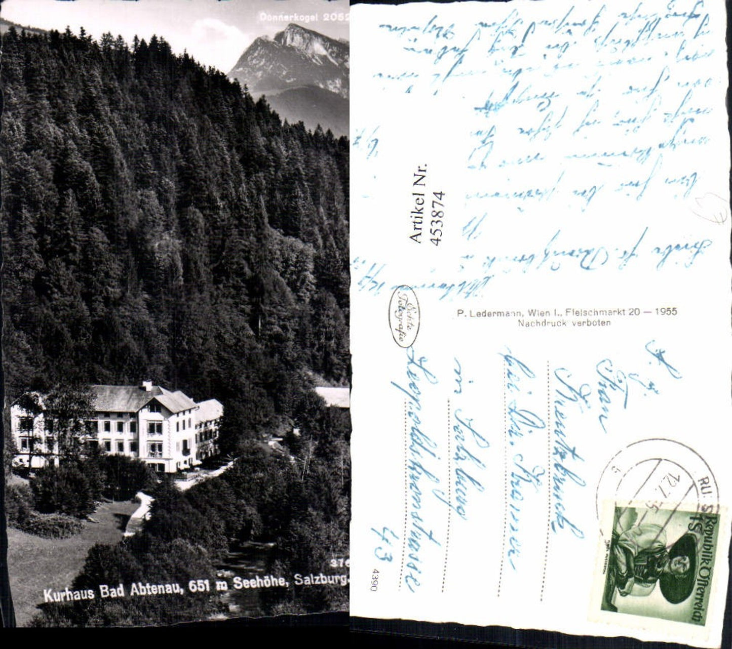 453874,Abtenau Kurhaus Bad m. Donnerkogel