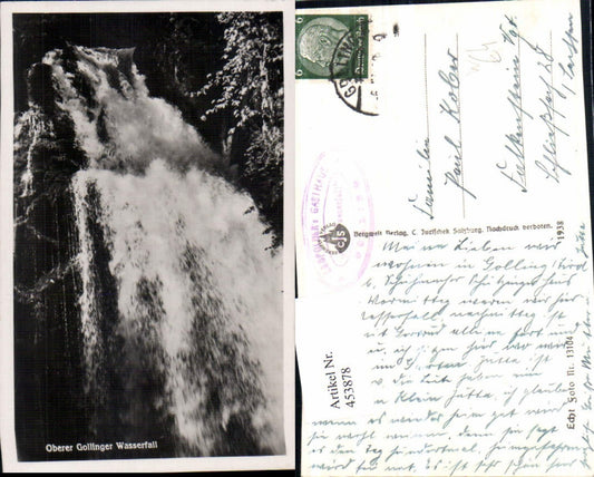 453878,Oberer Gollinger Wasserfall b. Golling