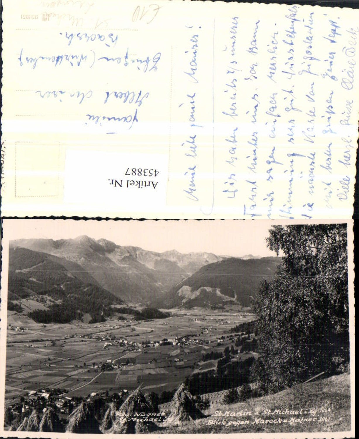 453887,St. Martin u. St. Michael im Lungau Totale Bergkulisse