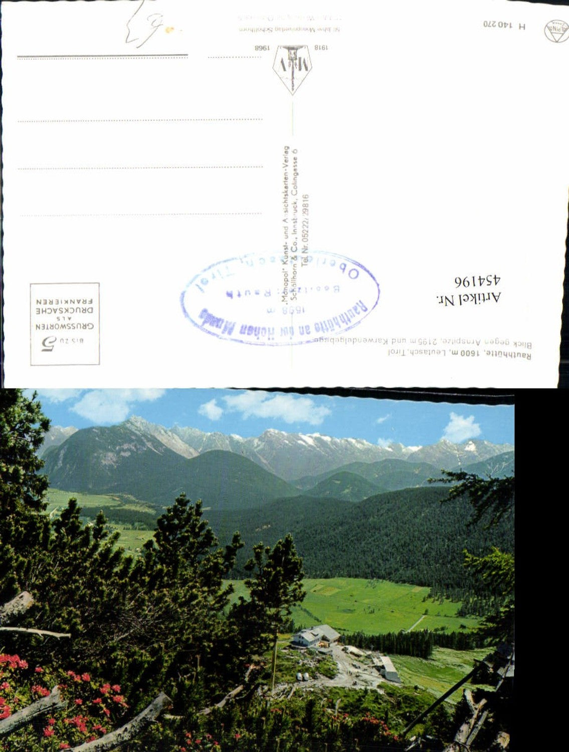 Alte Ansichtskarte – Old Postcard