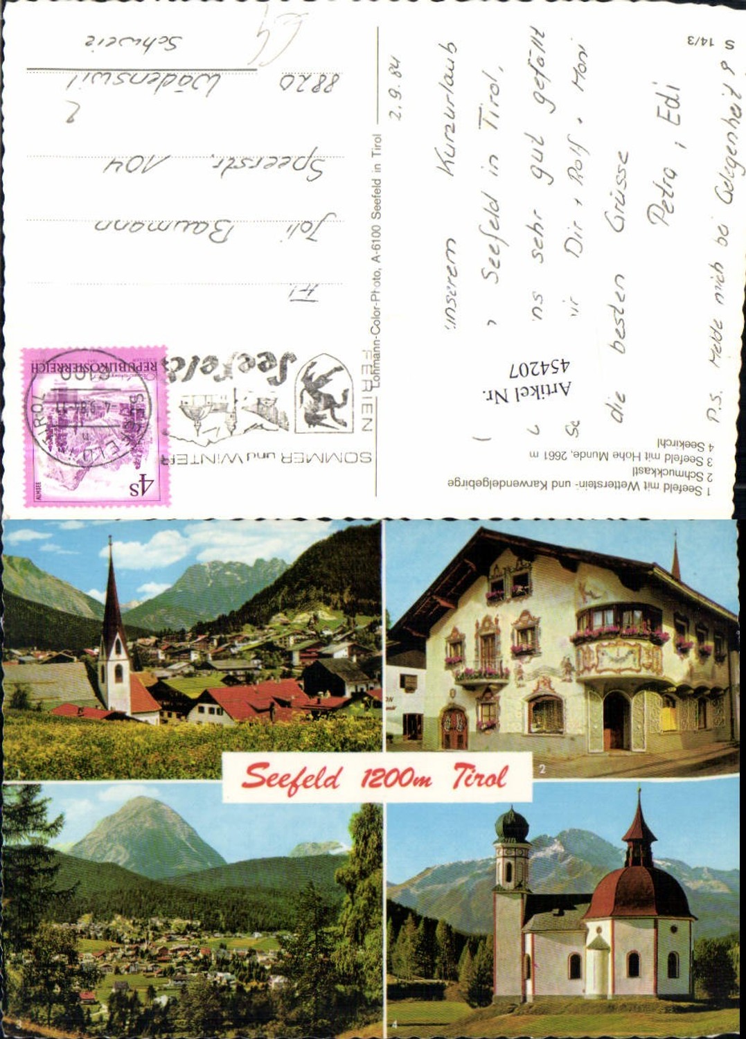 Alte Ansichtskarte – Old Postcard