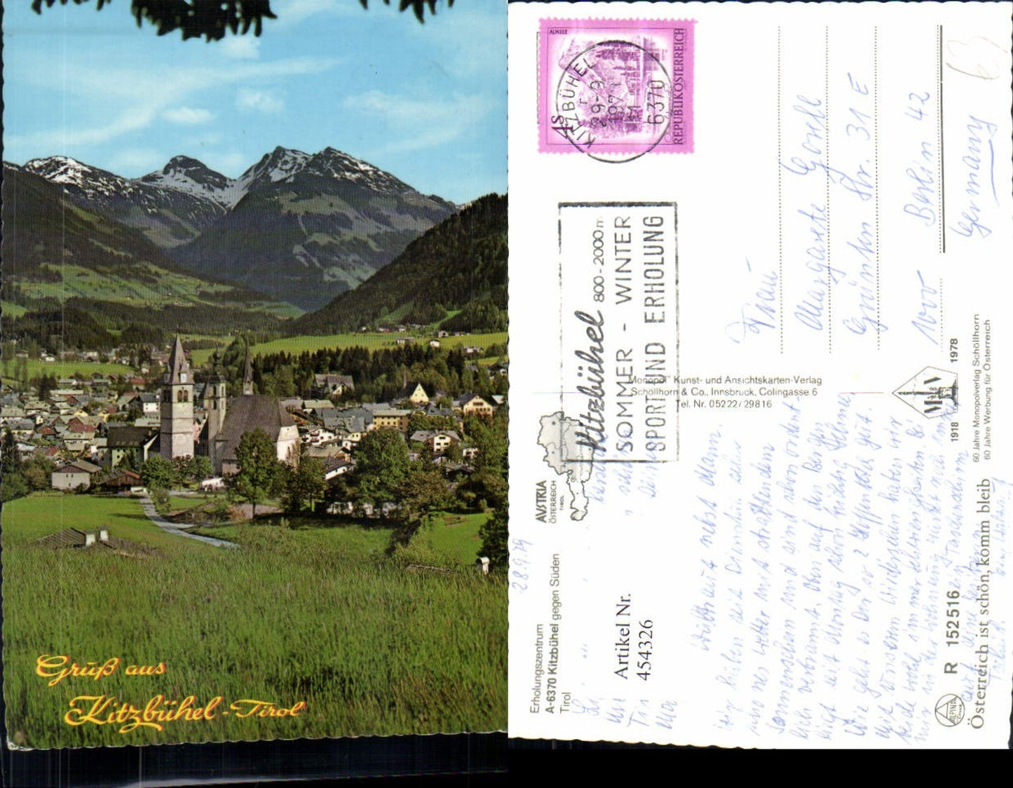 Alte Ansichtskarte – Old Postcard