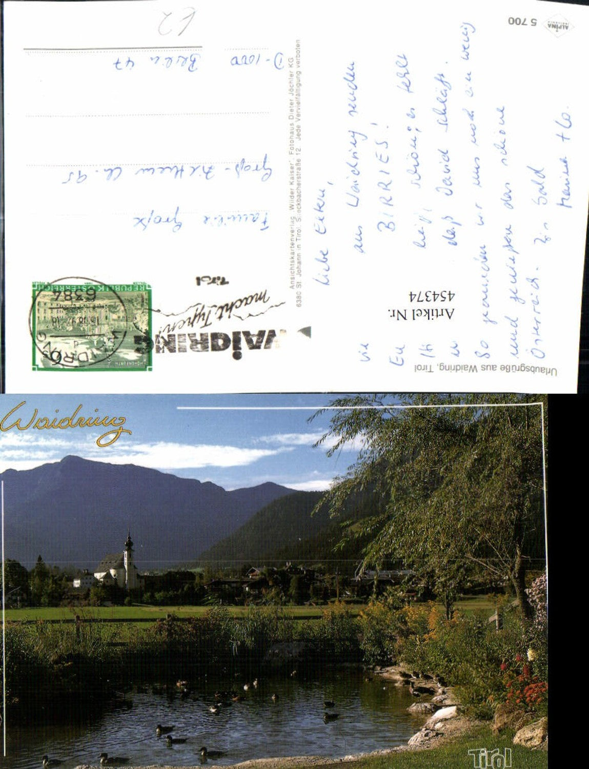 Alte Ansichtskarte – Old Postcard