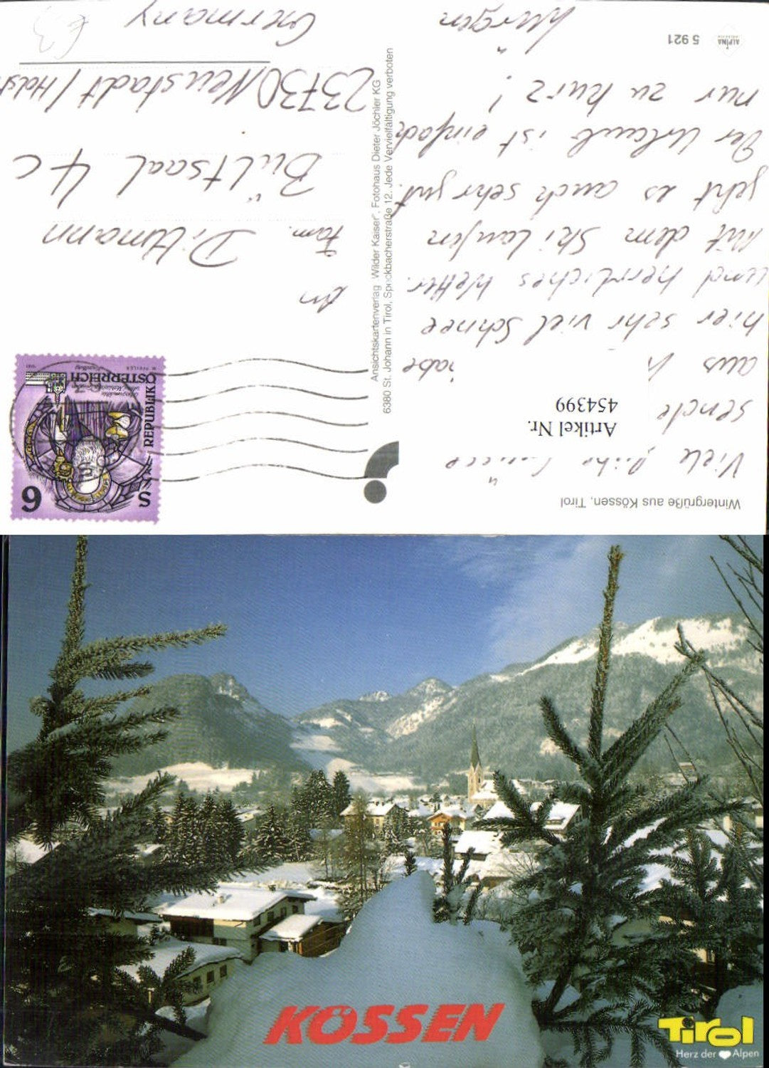 Alte Ansichtskarte – Old Postcard