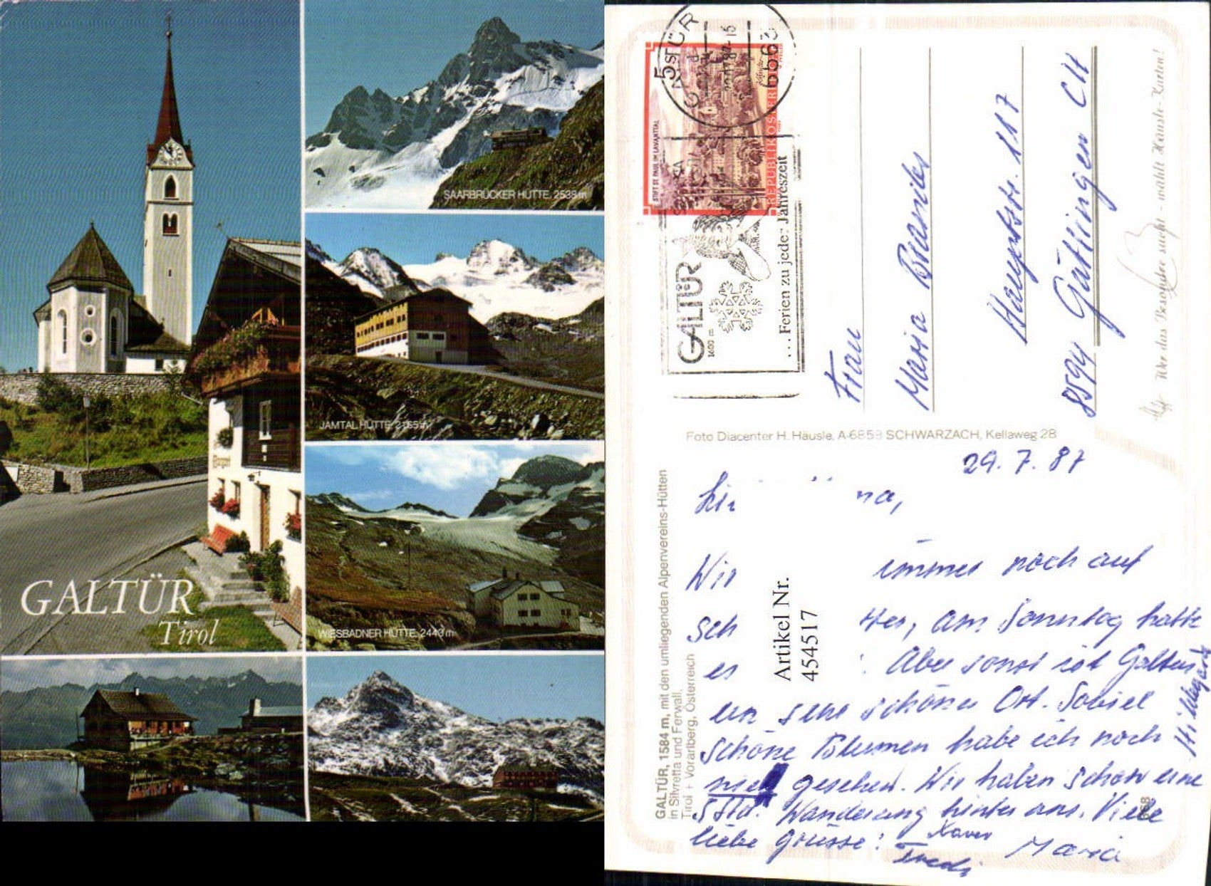 Alte Ansichtskarte – Old Postcard