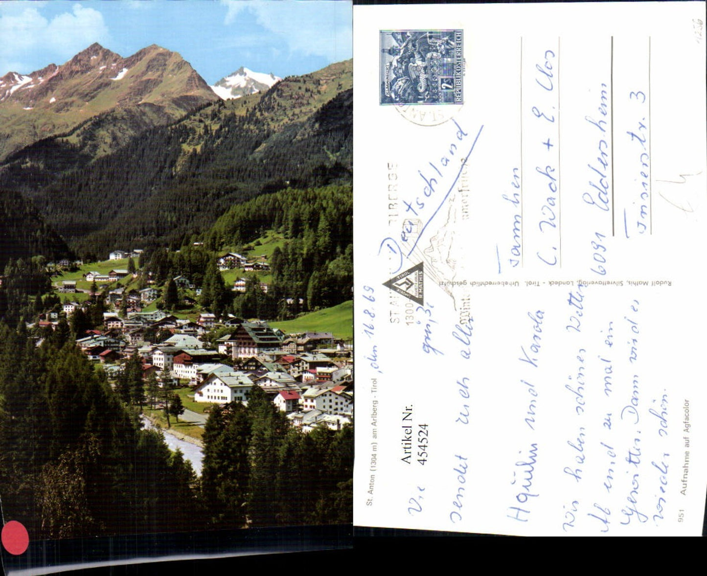 Alte Ansichtskarte – Old Postcard