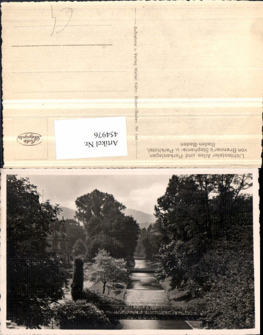 454976, Baden-Baden Lichtentaler Allee and parks