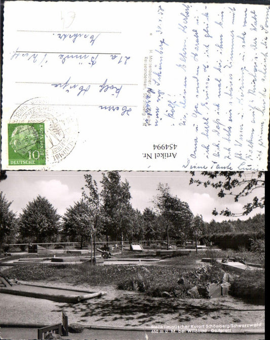 454994, Schömberg in the Black Forest near Wildbad Golf course Mini golf
