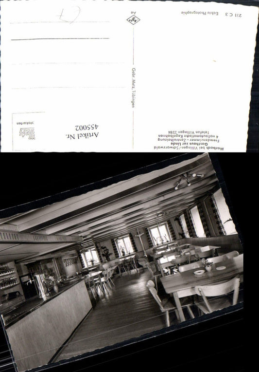 455002,Marbach b. Villingen im Schwarzwald Gasthaus zur Linde Innenansicht